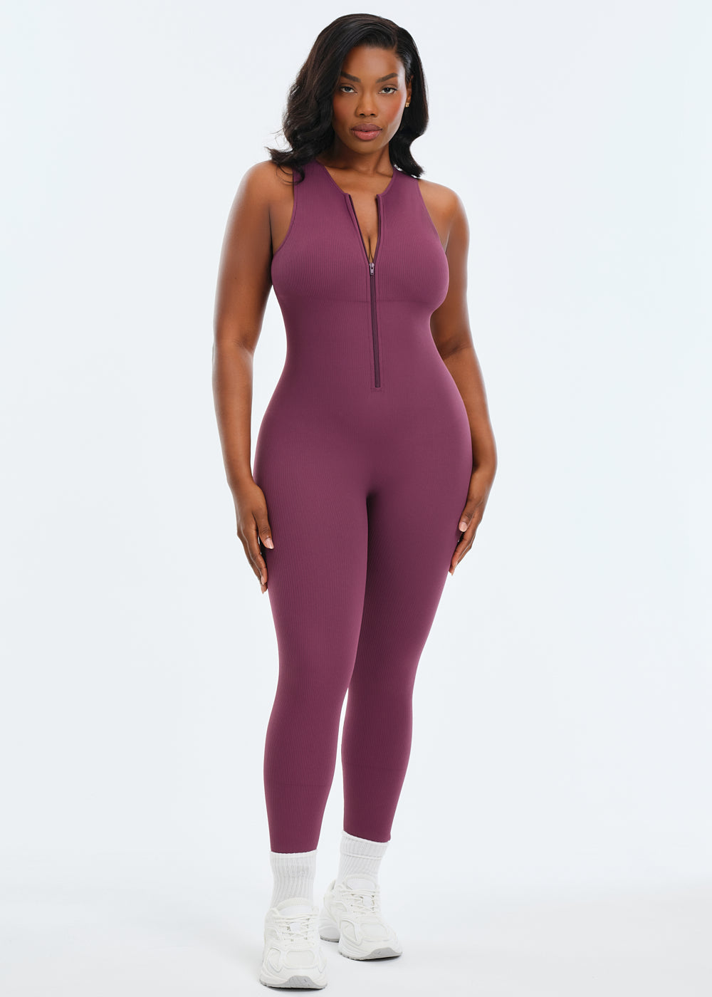 Front Zip Jumpsuit