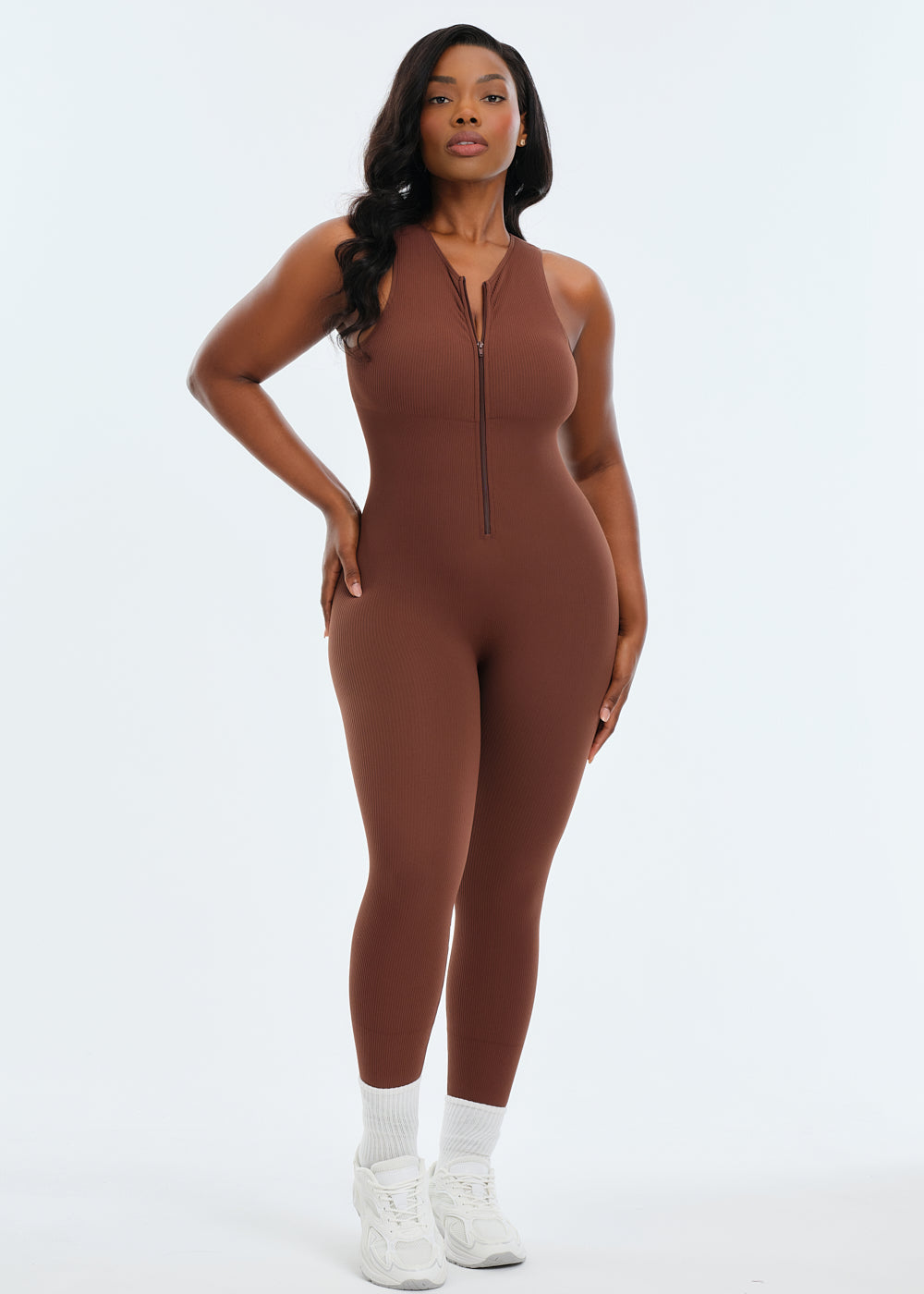 Front Zip Jumpsuit