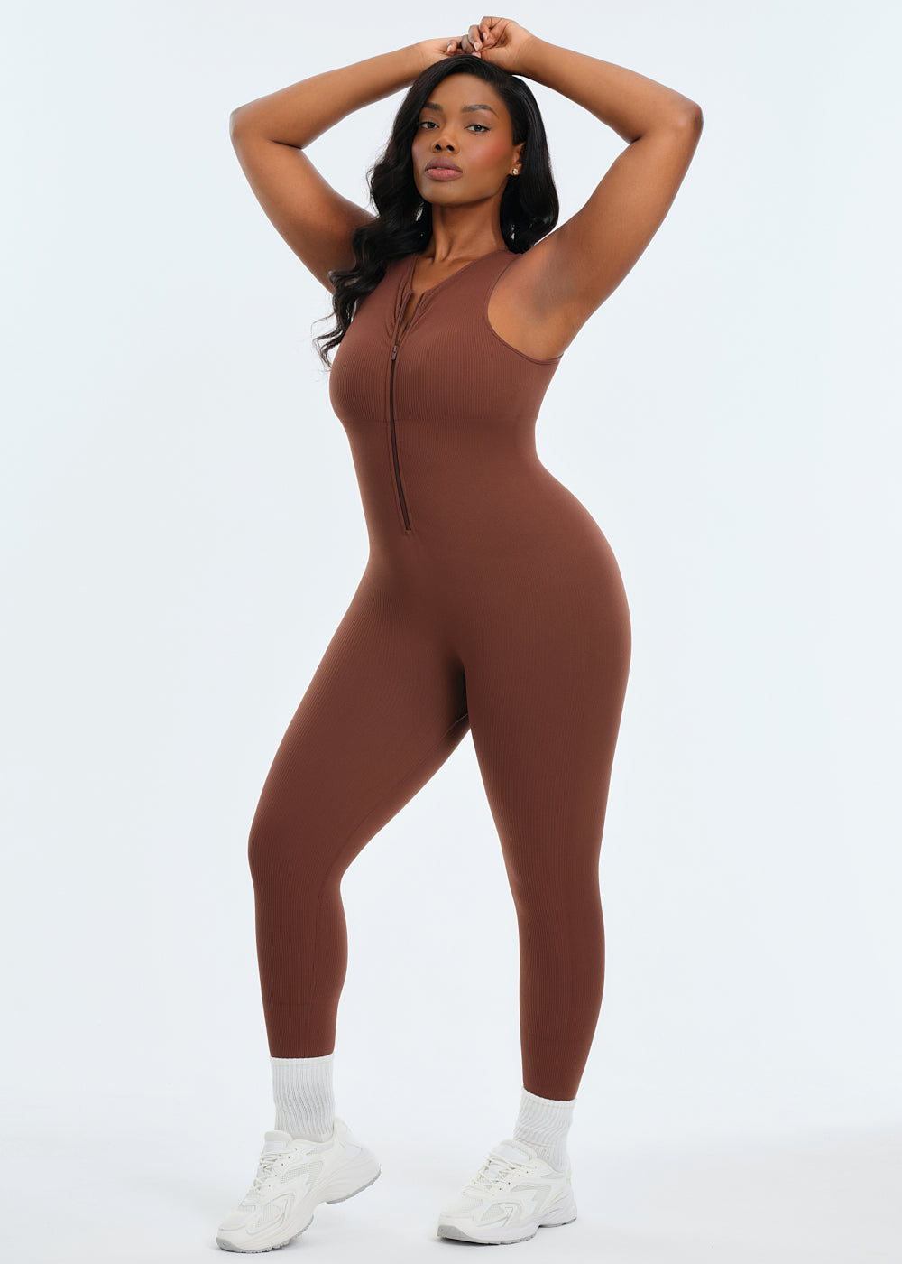 Front Zip Jumpsuit