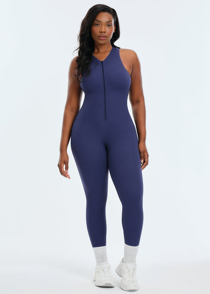 Front Zip Jumpsuit