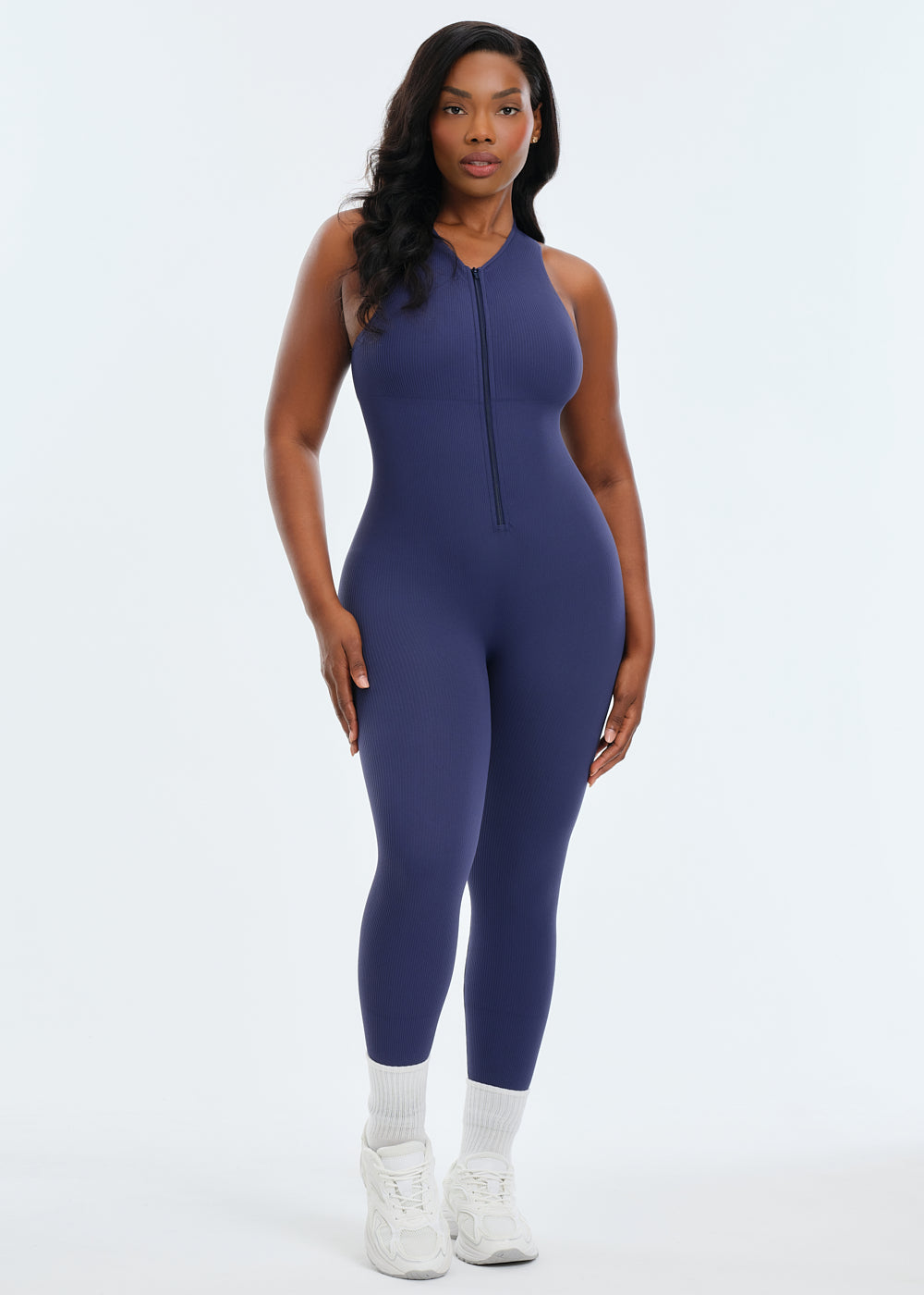 Front Zip Jumpsuit