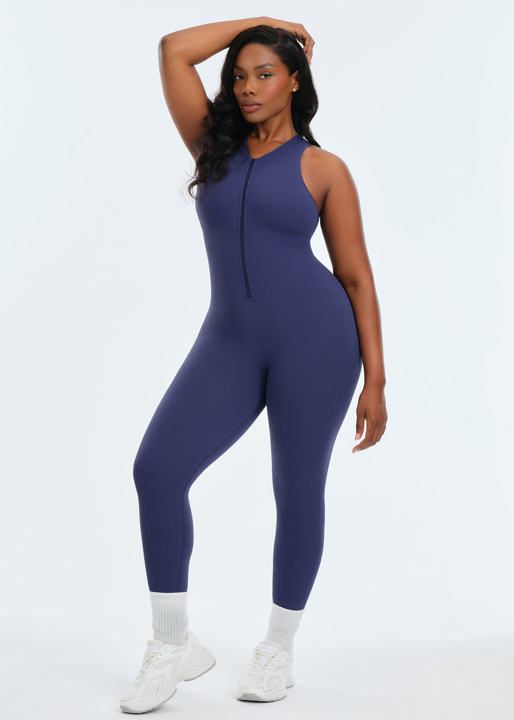 Front Zip Jumpsuit
